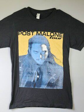 Post Malone 2018 Tour Shirt 21 Savage Beerbongs & Bentleys Black Men's Size S